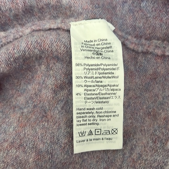 J.Crew High Collar Knit Sweater Wool Alpaca - Picture 10 of 10